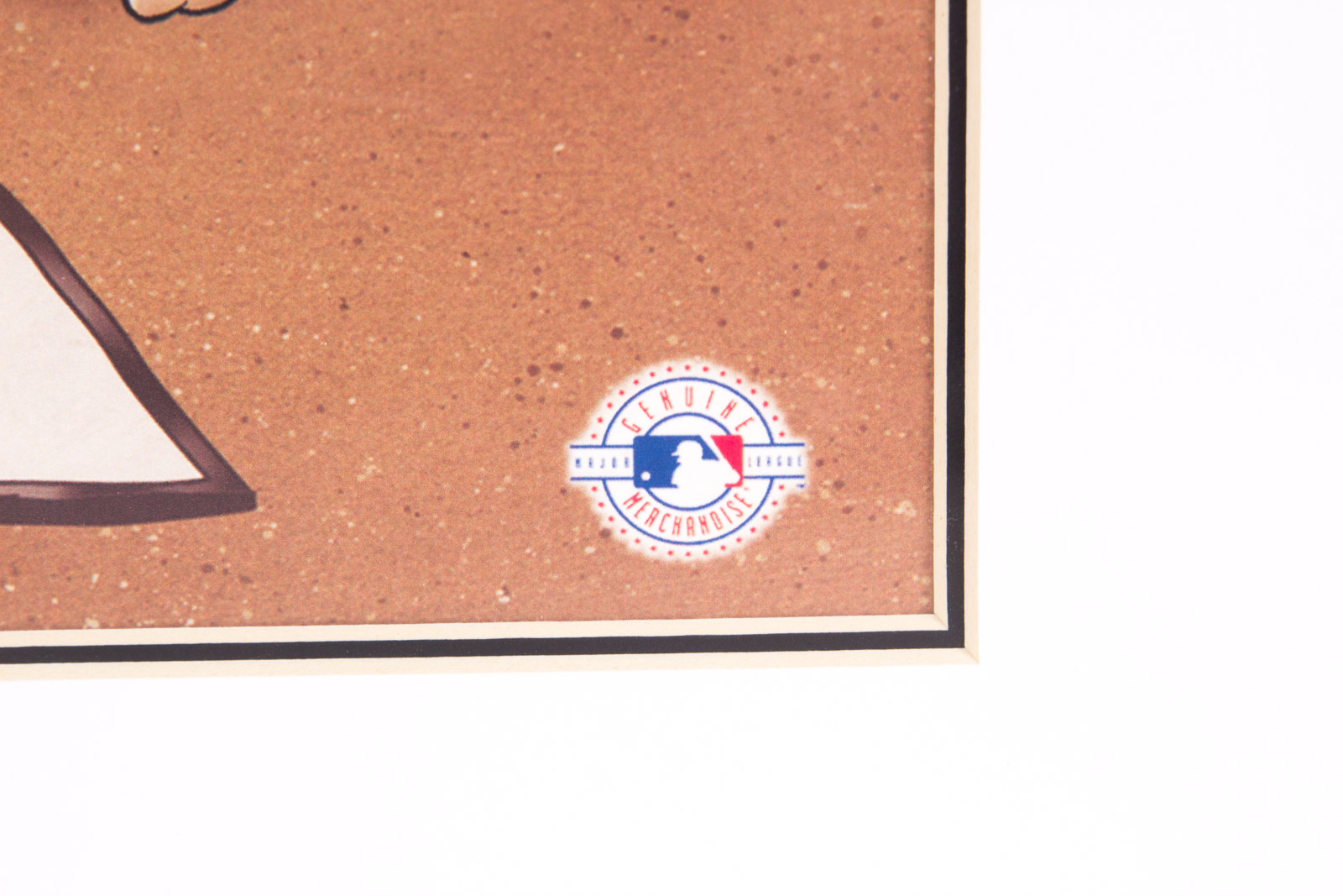 "Donald at the Plate" Baseball Themed Giclee Print