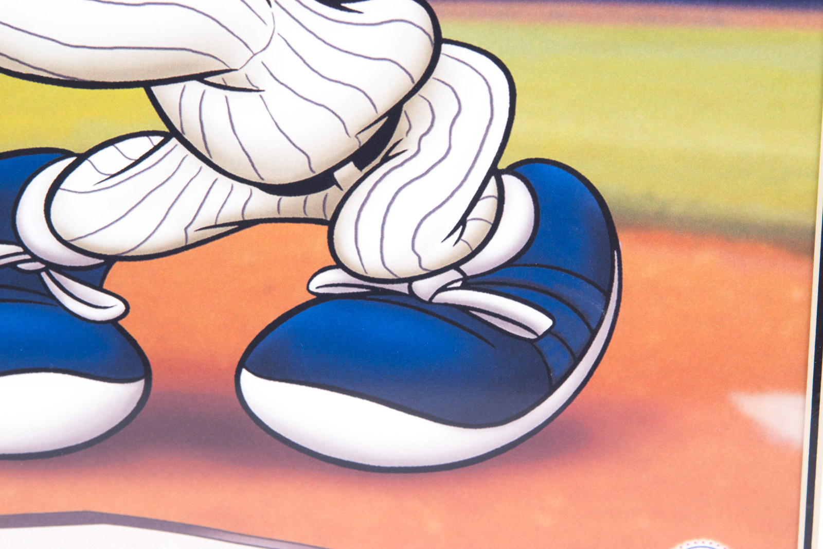 "Mickey at the Plate" Baseball Themed Giclee Print