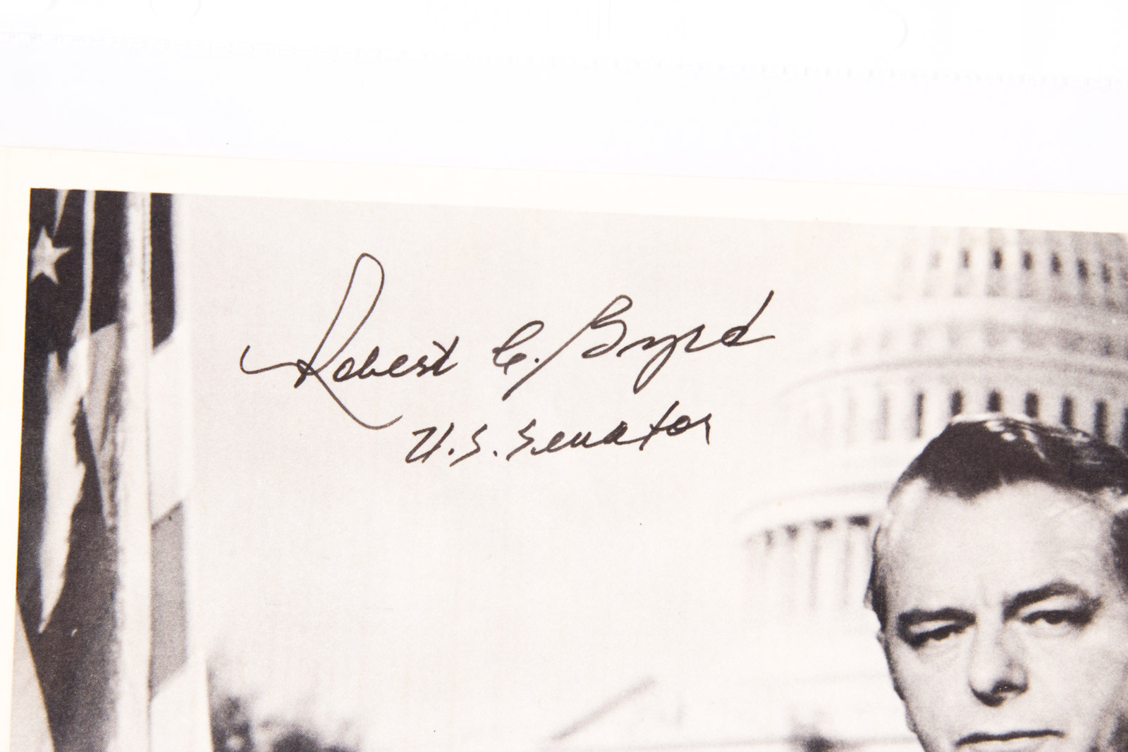 Senator Robert C. Byrd Signed Lithograph