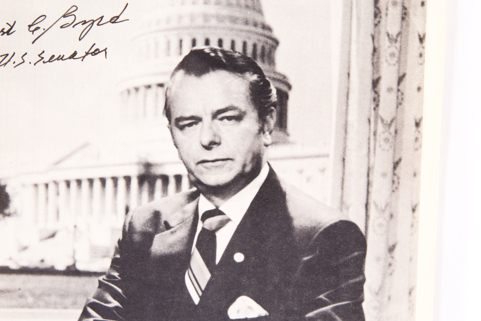 Senator Robert C. Byrd Signed Lithograph