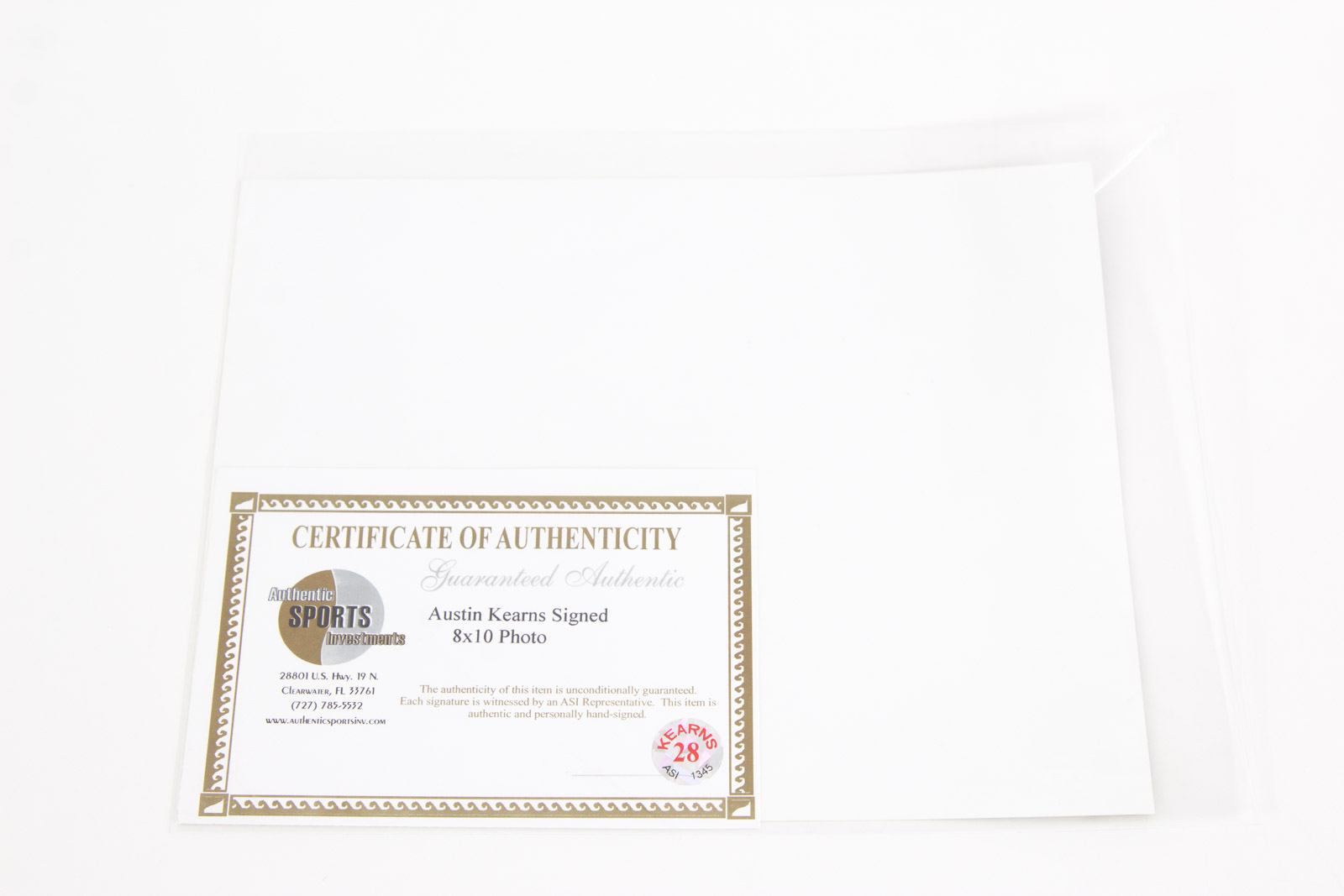 Austin Kearns Signed Cincinnati Reds Photograph