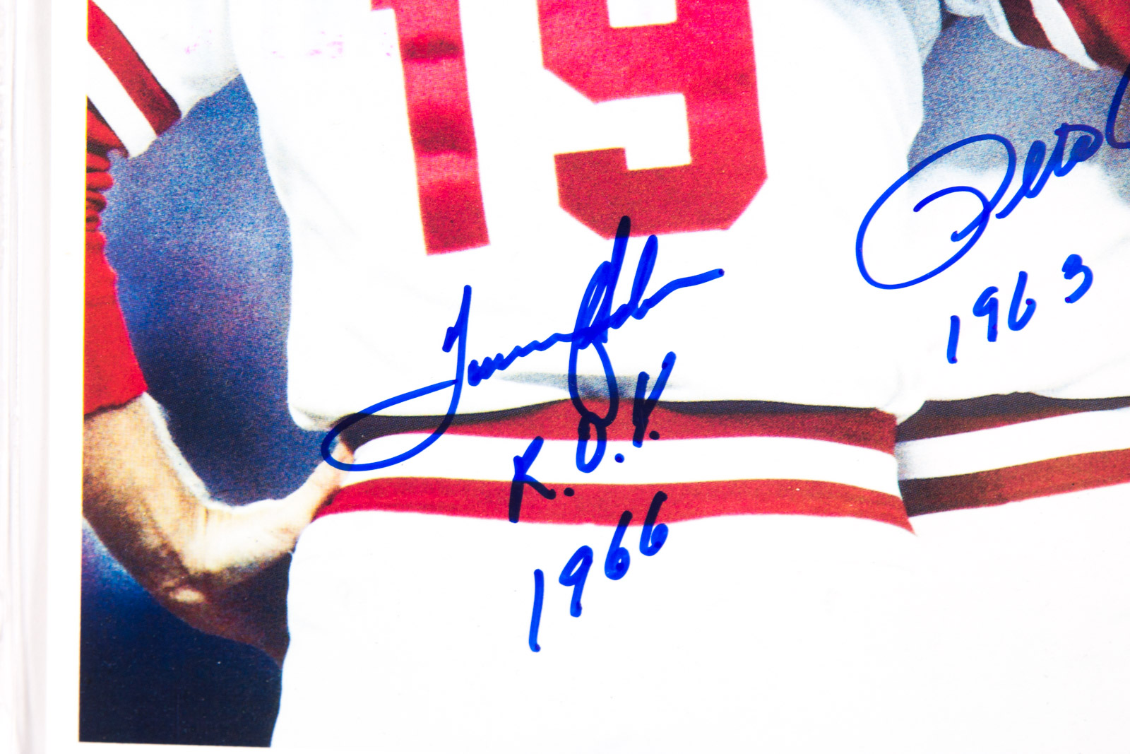 Pete Rose and Tommy Helms Signed Photograph