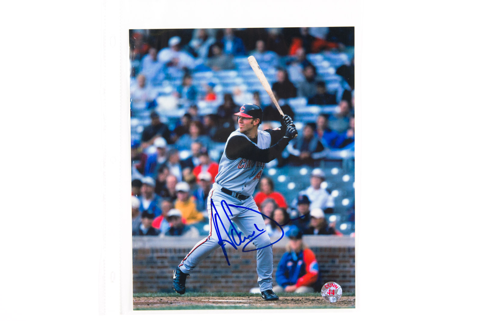 Adam Dunn Signed Cincinnati Reds Photograph