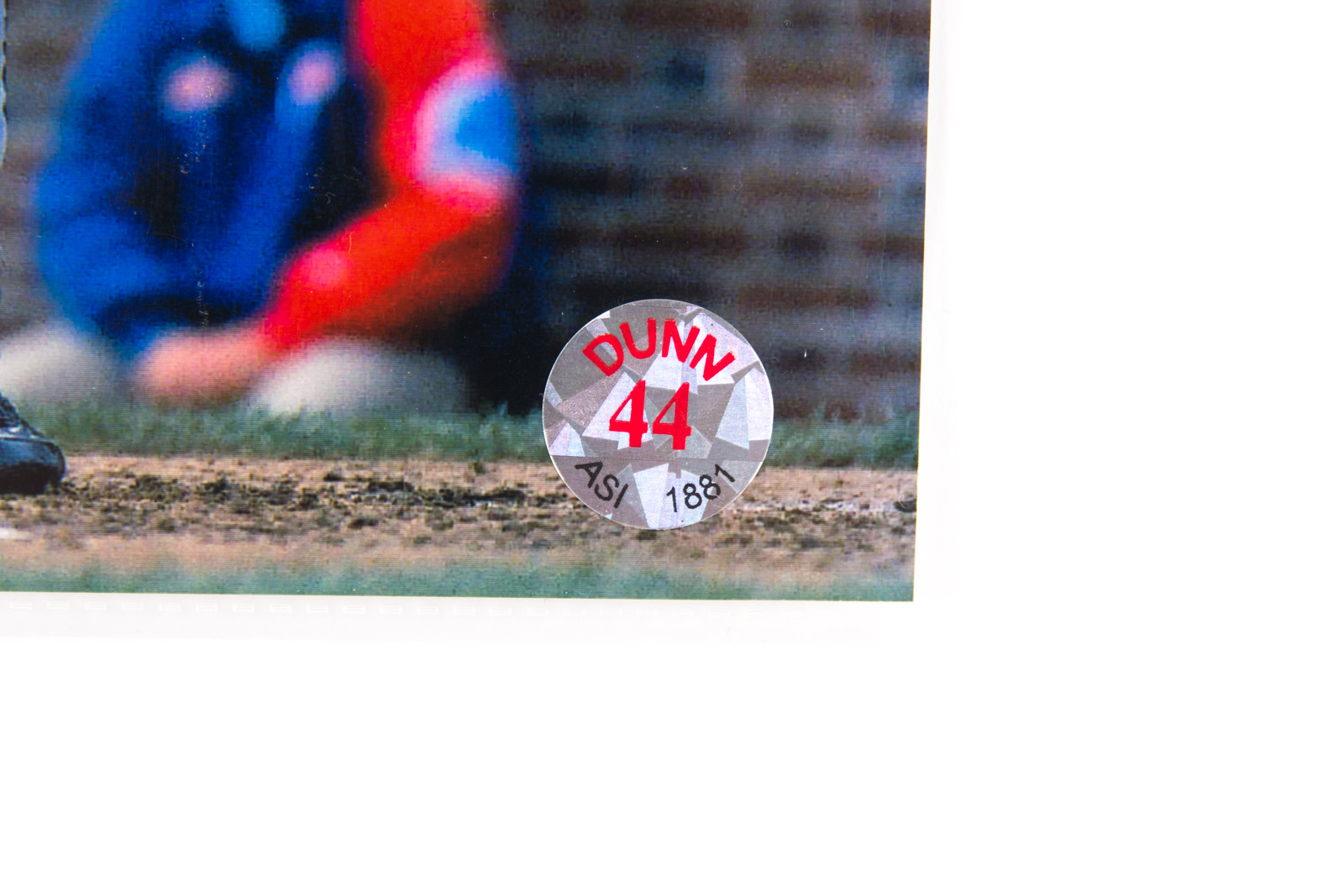 Adam Dunn Signed Cincinnati Reds Photograph