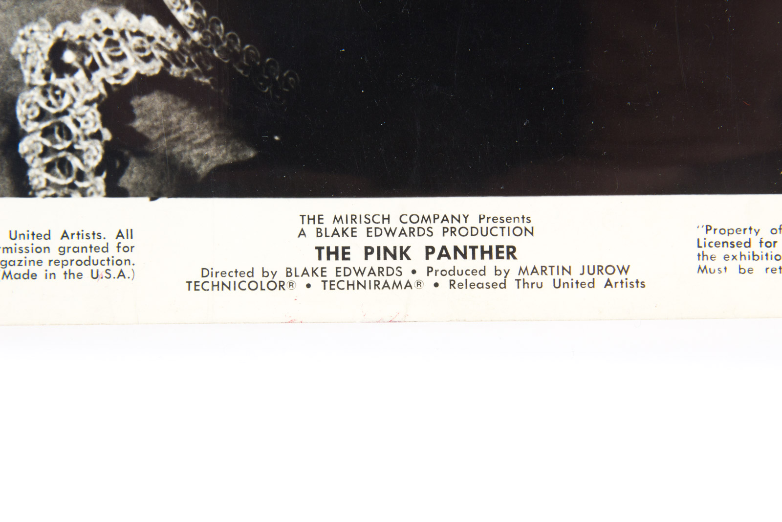 Original 1963 "The Pink Panther" Press Photo