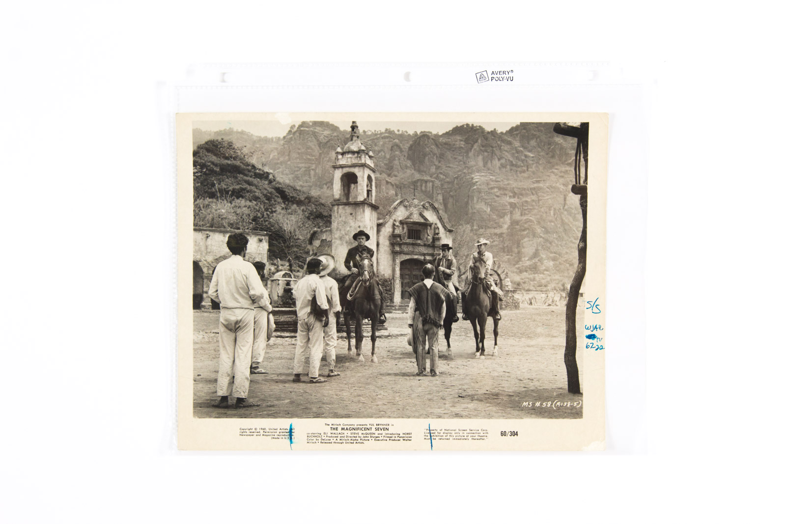 Original 1960 "The Magnificent Seven" Press Photo