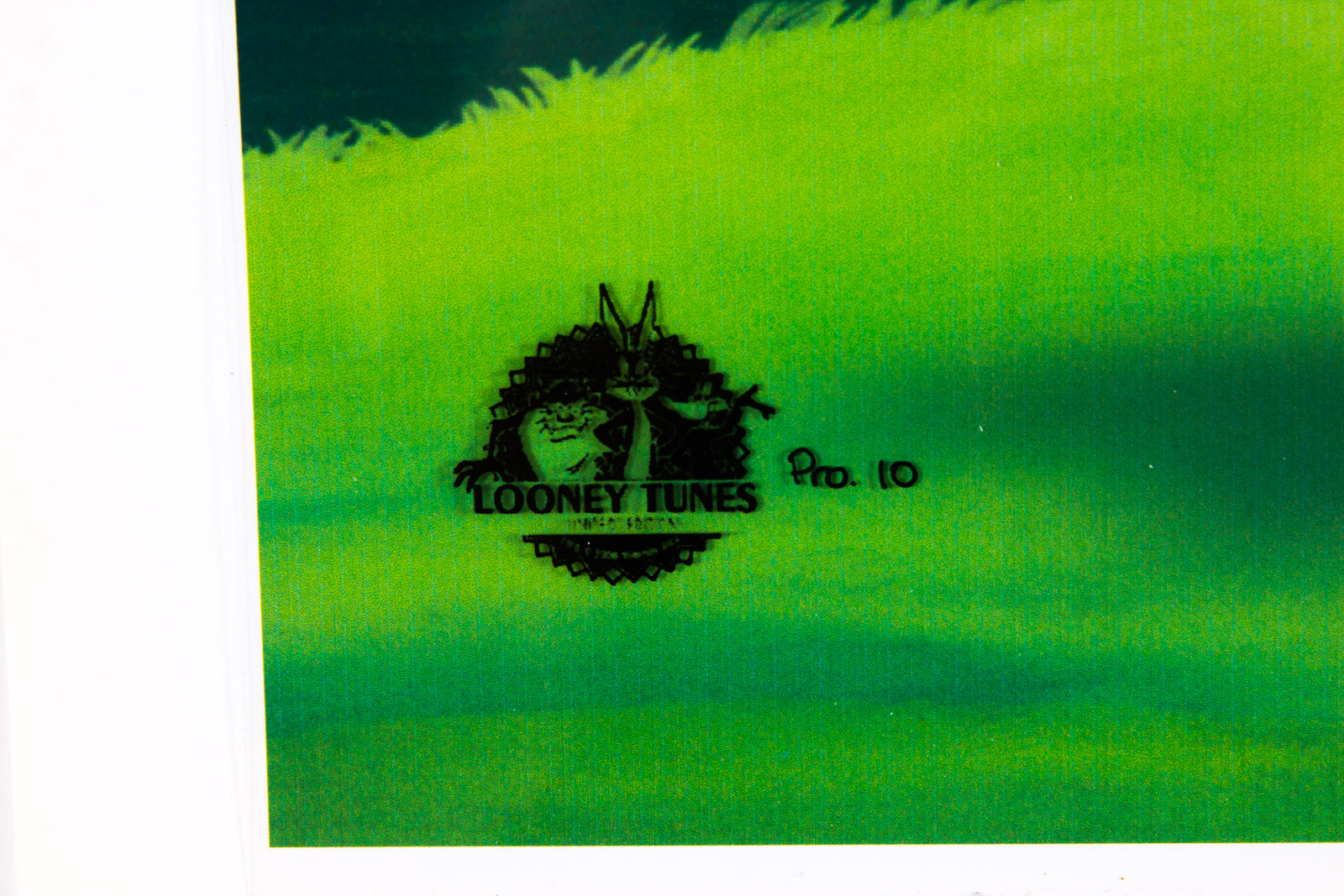 Hand Painted "Tee-Off Taz" Prototype Animation Cel