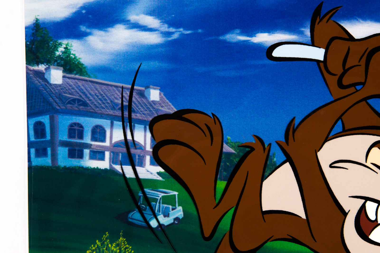 Hand Painted "Tee-Off Taz" Prototype Animation Cel