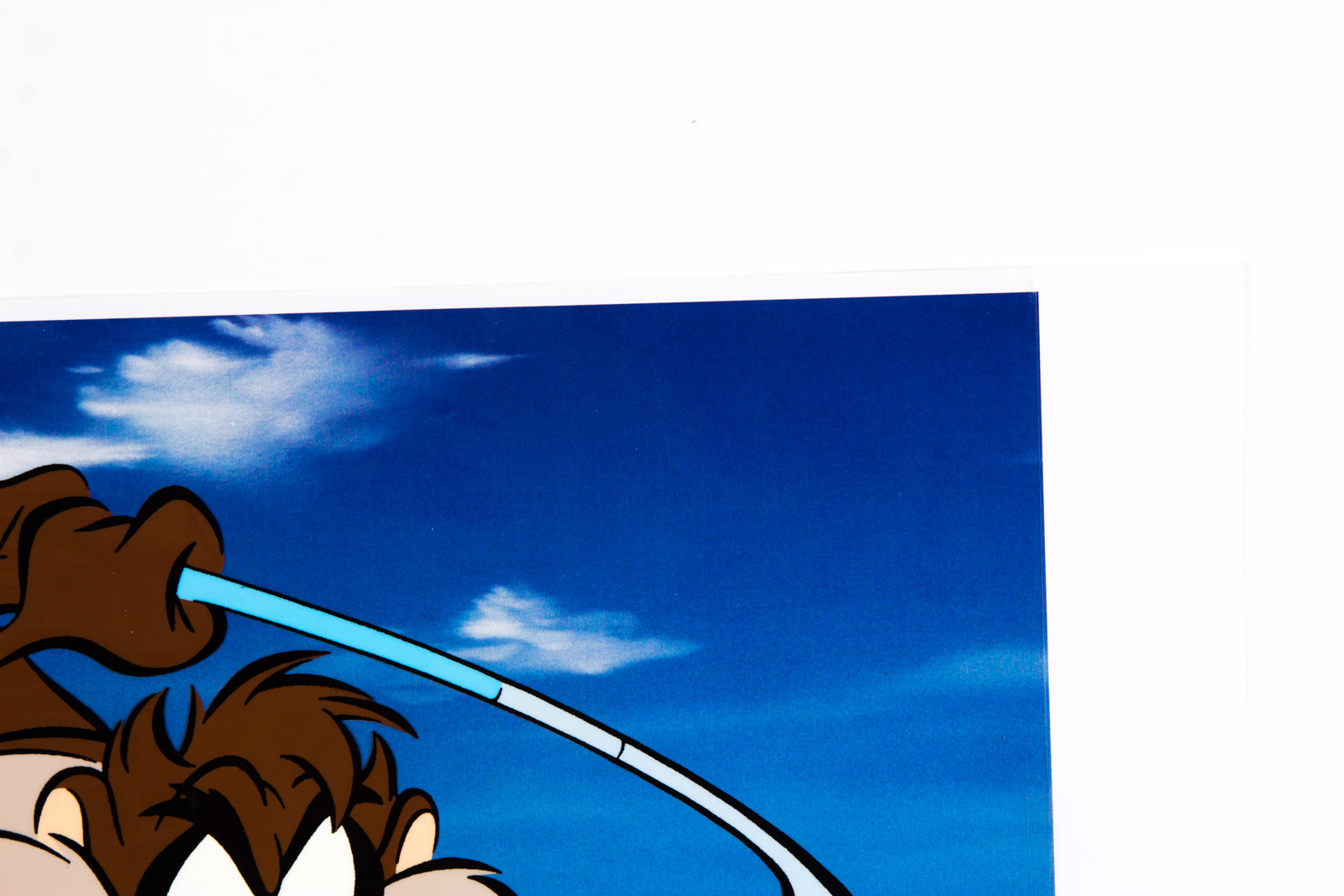 Hand Painted "Tee-Off Taz" Prototype Animation Cel