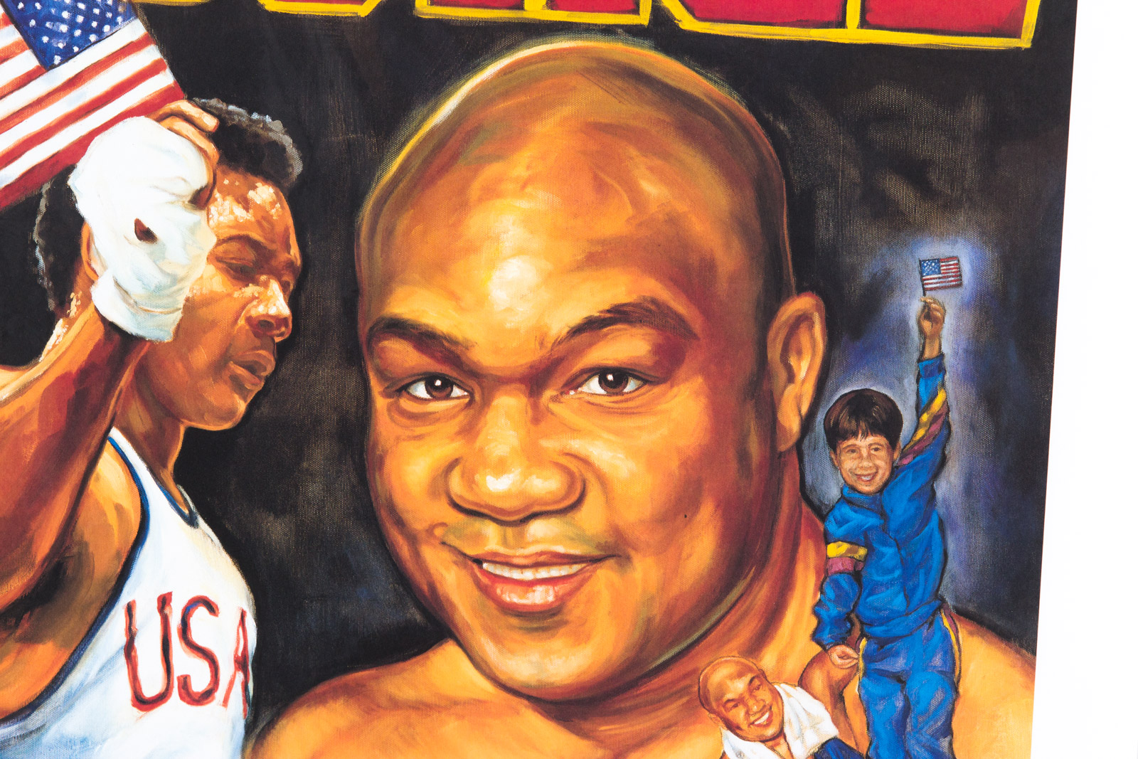 Armando Delgado "George" Boxing Lithograph signed by George Foreman