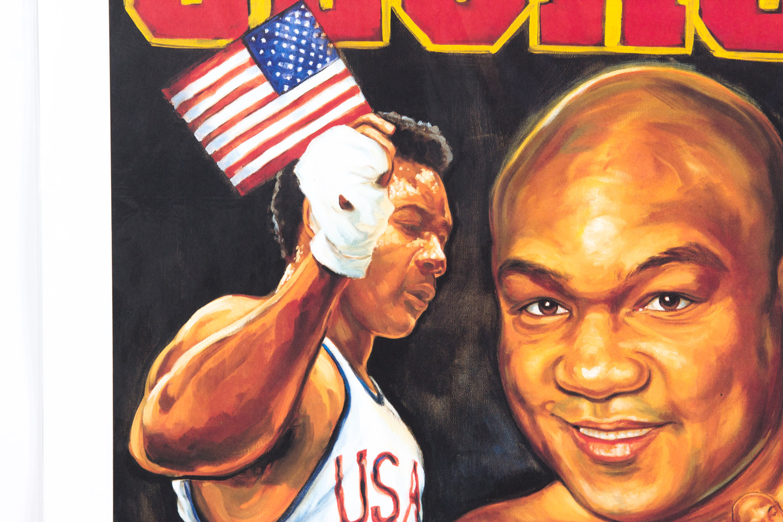 Armando Delgado "George" Boxing Lithograph signed by George Foreman