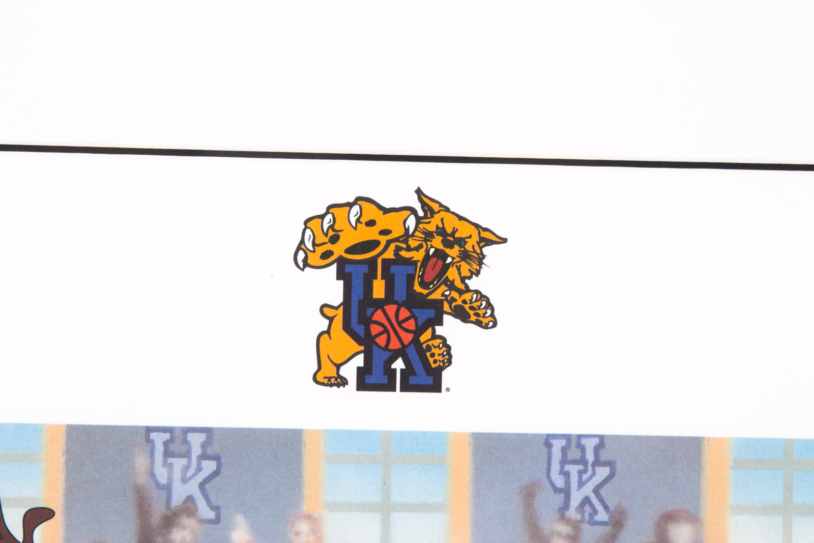 Tubby Smith Signed Looney Tunes "Slam Dunk" Kentucky Wild Cats Lithoserigraph