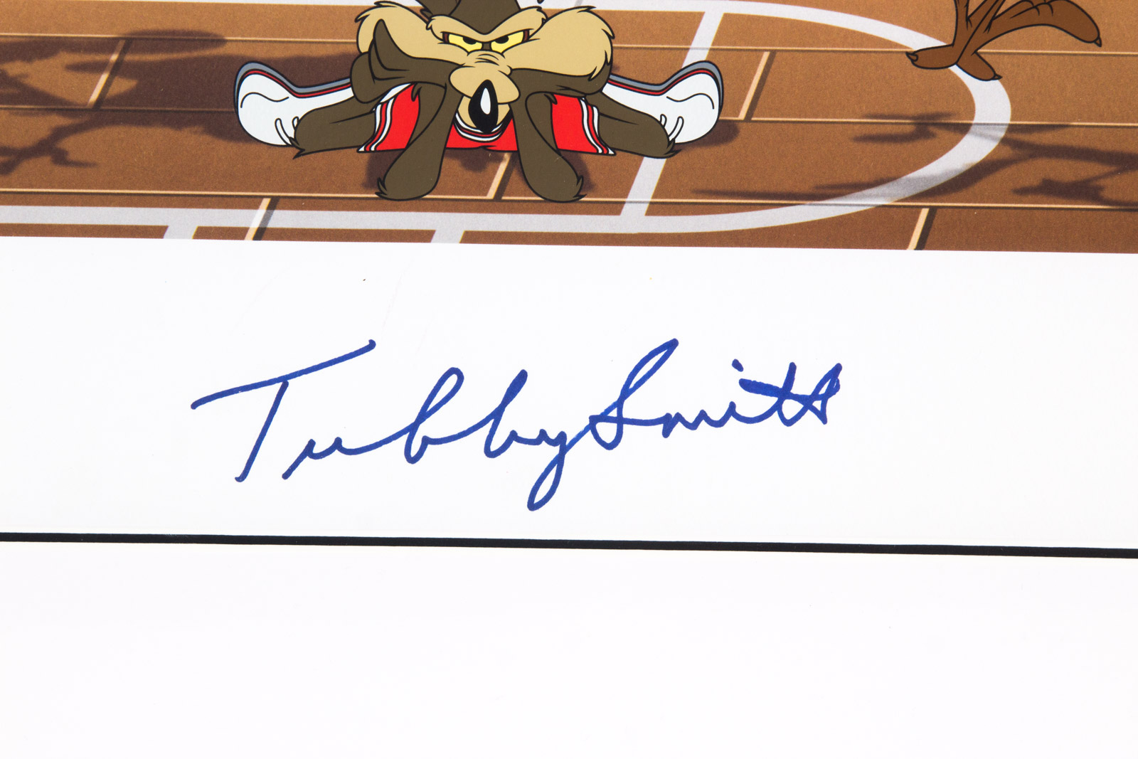 Tubby Smith Signed Looney Tunes "Slam Dunk" Kentucky Wild Cats Lithoserigraph