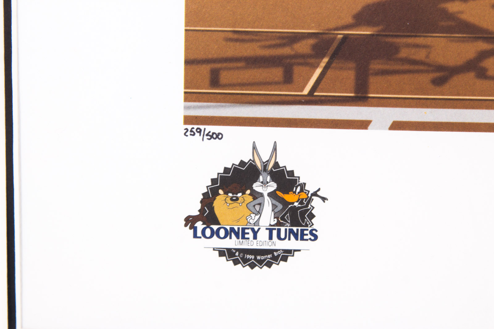 Tubby Smith Signed Looney Tunes "Slam Dunk" Kentucky Wild Cats Lithoserigraph