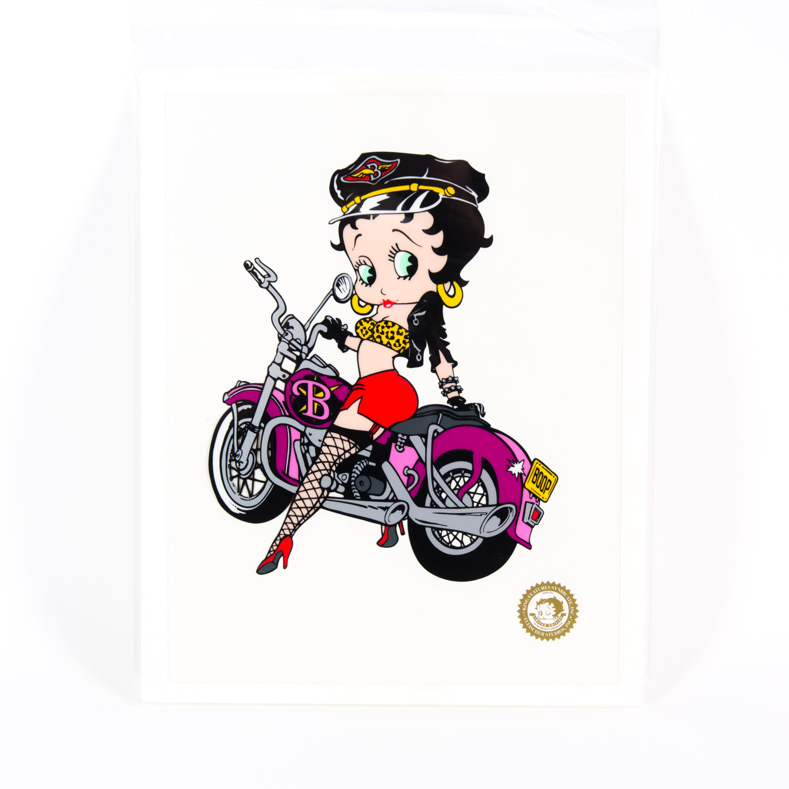 "Biker Betty" Animation Sericel