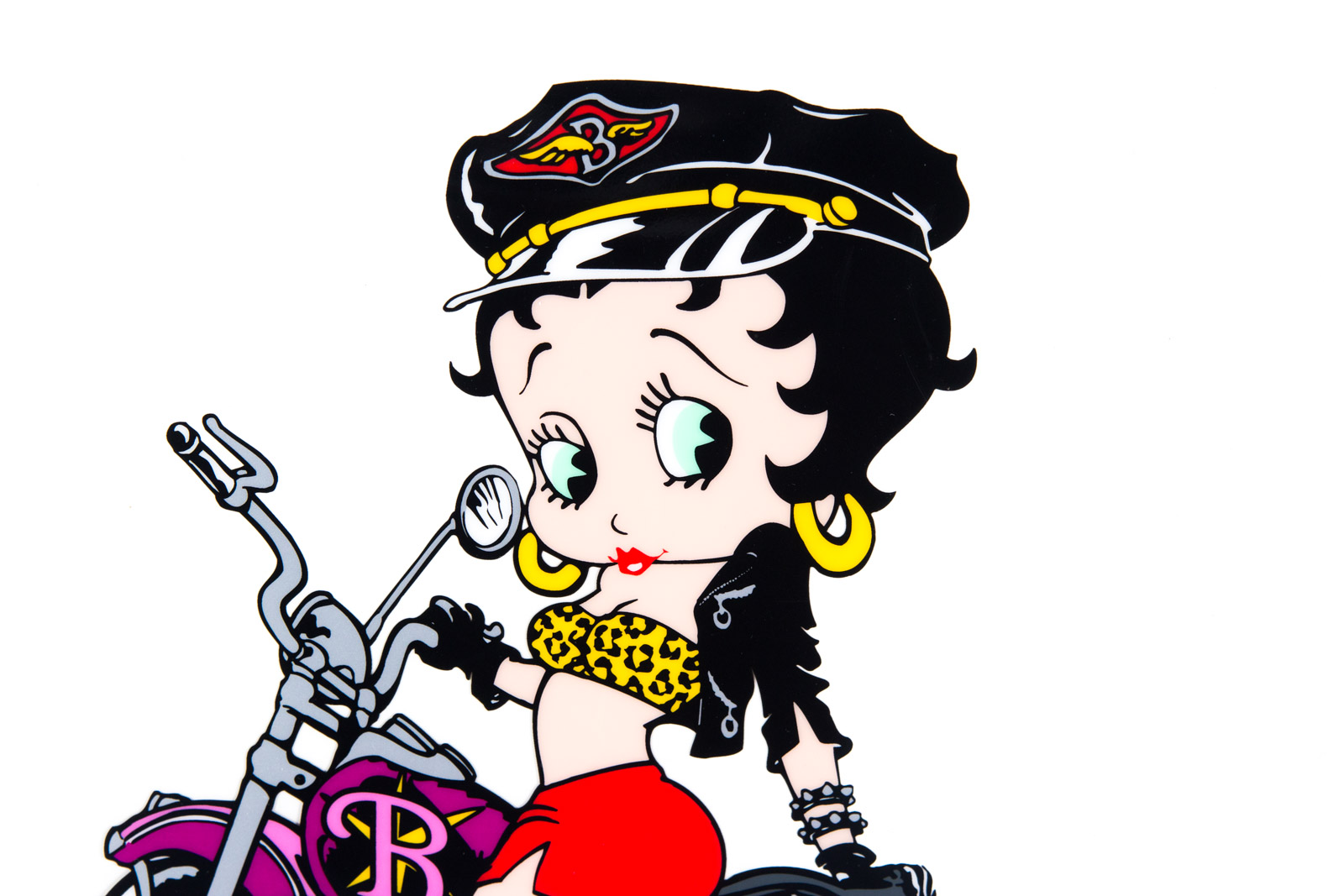"Biker Betty" Animation Sericel