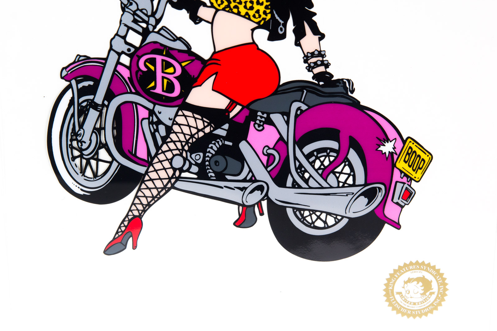 "Biker Betty" Animation Sericel