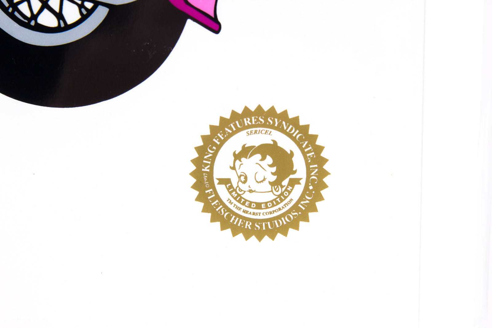 "Biker Betty" Animation Sericel