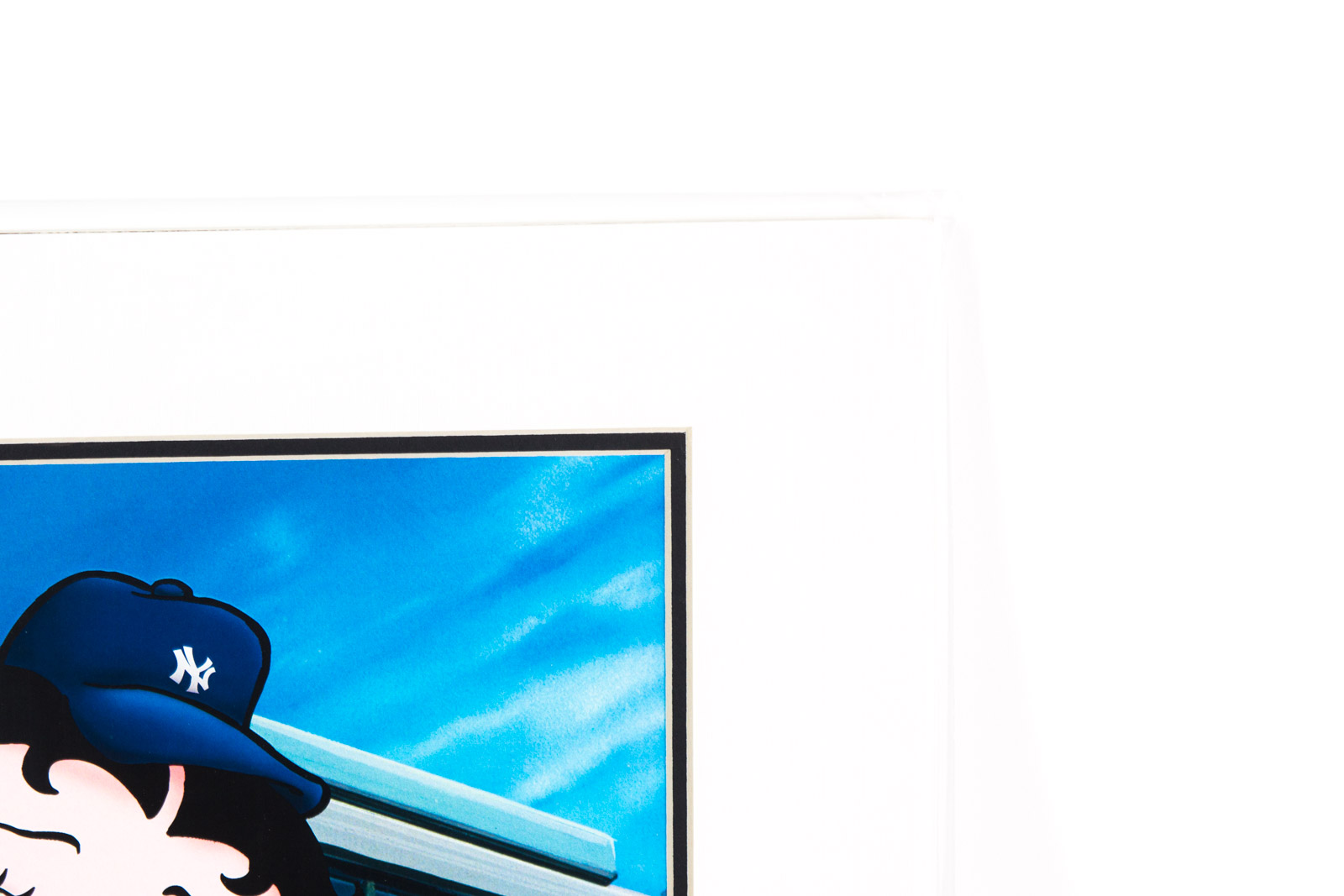 Yogi Berra Signed "Betty on Deck" New York Yankees Lithograph