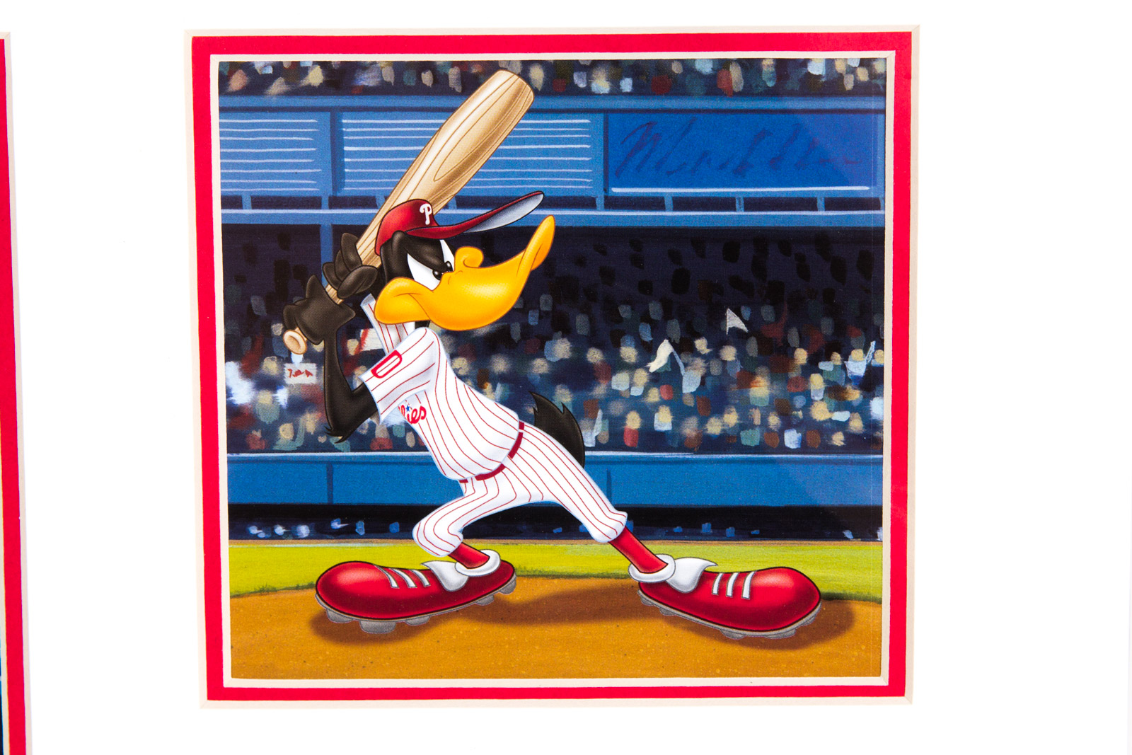 Looney Tunes "At the Plate" Philadelphia Phillies Lithograph