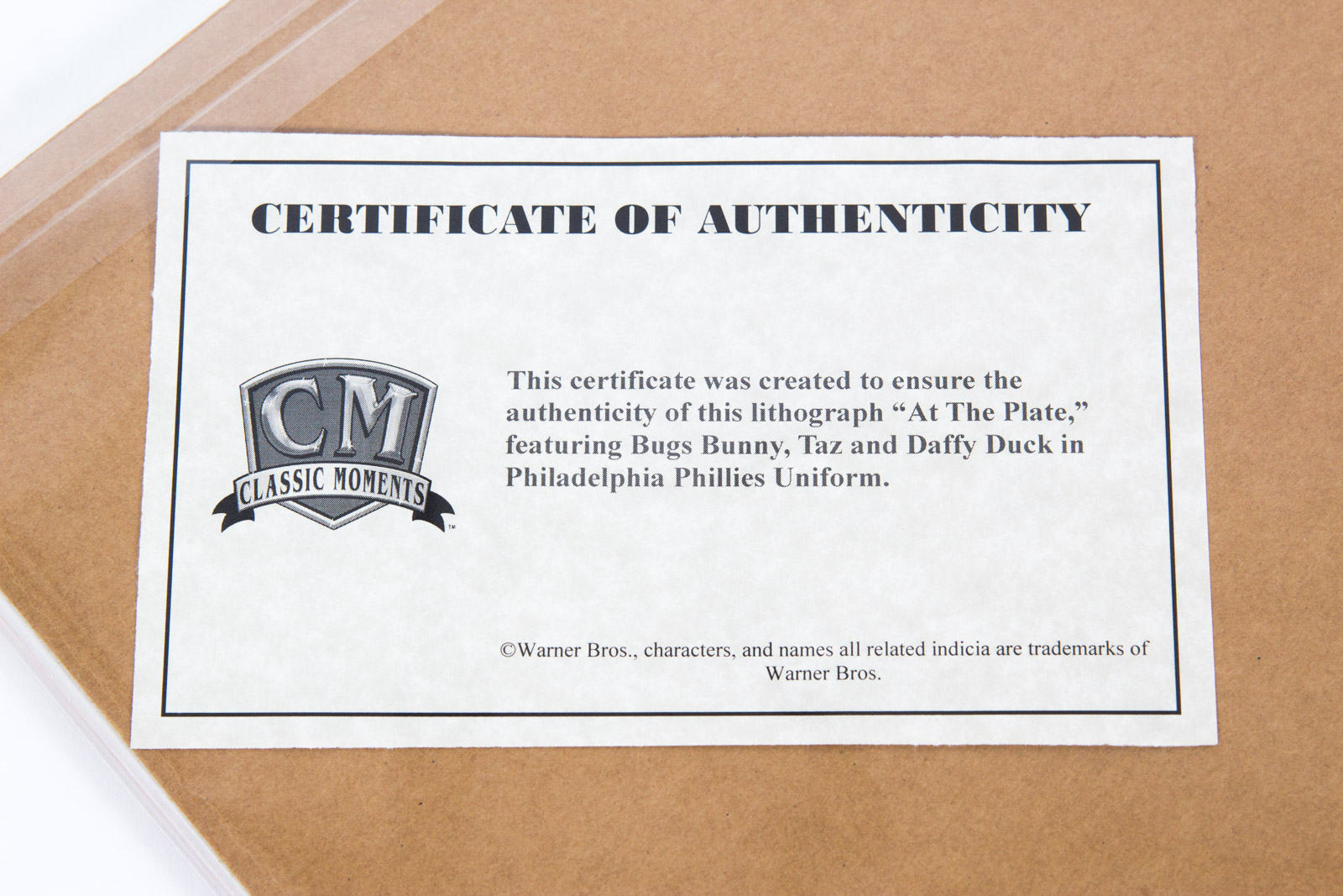 Looney Tunes "At the Plate" Philadelphia Phillies Lithograph