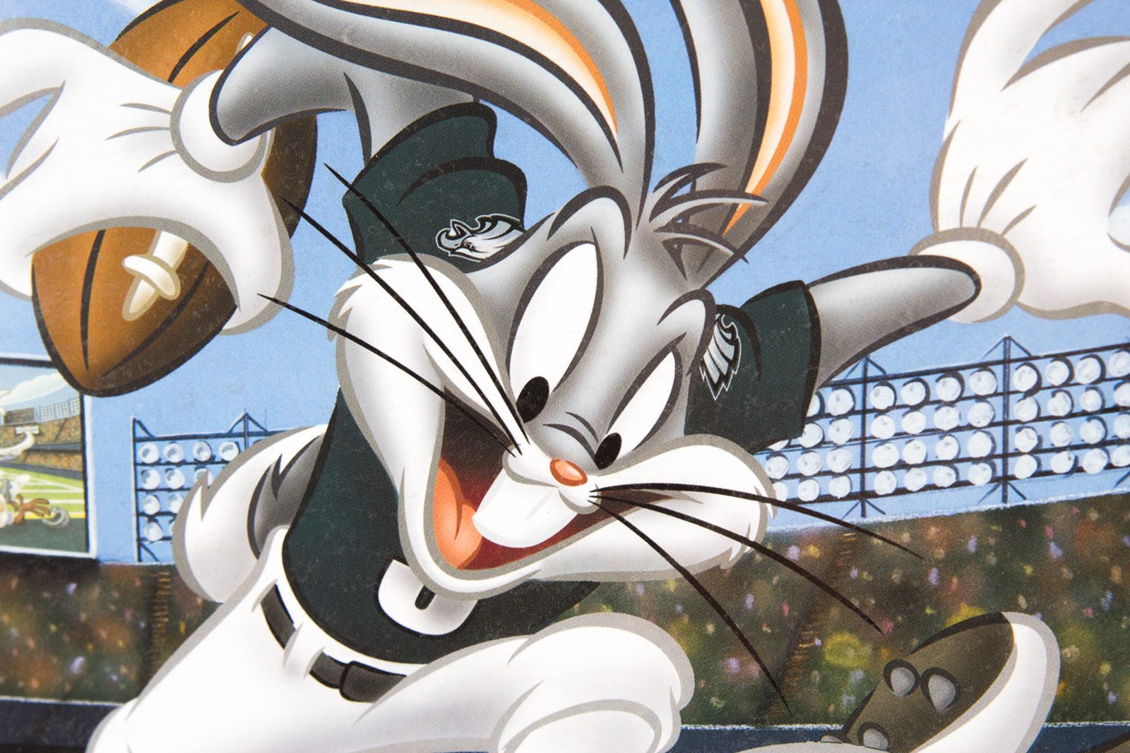 Looney Tunes "Touch Down Bugs" Philadelphia Eagles Lithograph