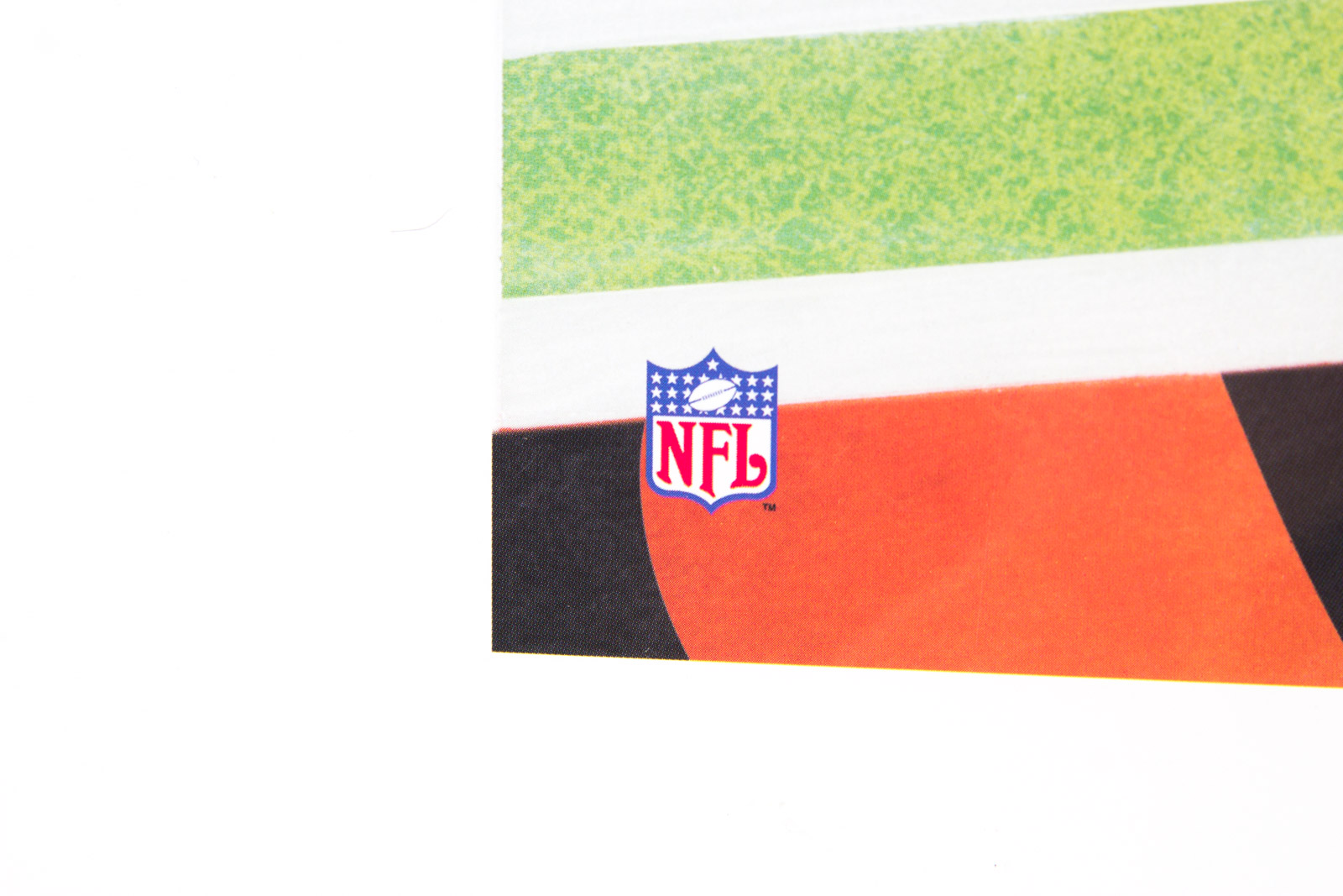 Ickey Woods Signed Looney Tunes "Touch Down Bugs" Cincinnati Bengals Offset Lithograph