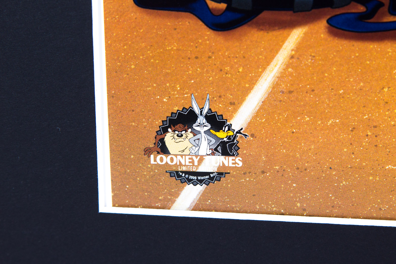 Yogi Berra Signed Looney Tunes "At the Plate" New York Yankees Lithograph