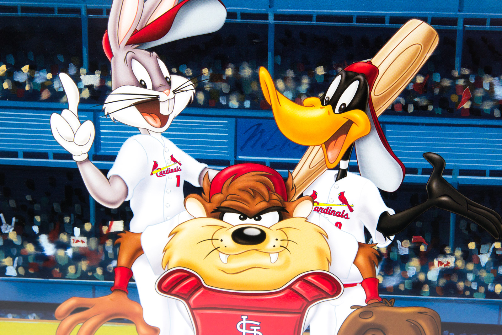 Looney Tunes "St. Louis Cardinals" Offset Lithograph