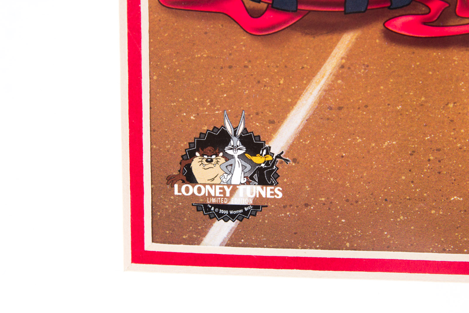 Sparky Anderson Signed Looney Tunes "At the Plate" Cincinnati Reds Offset Lithograph