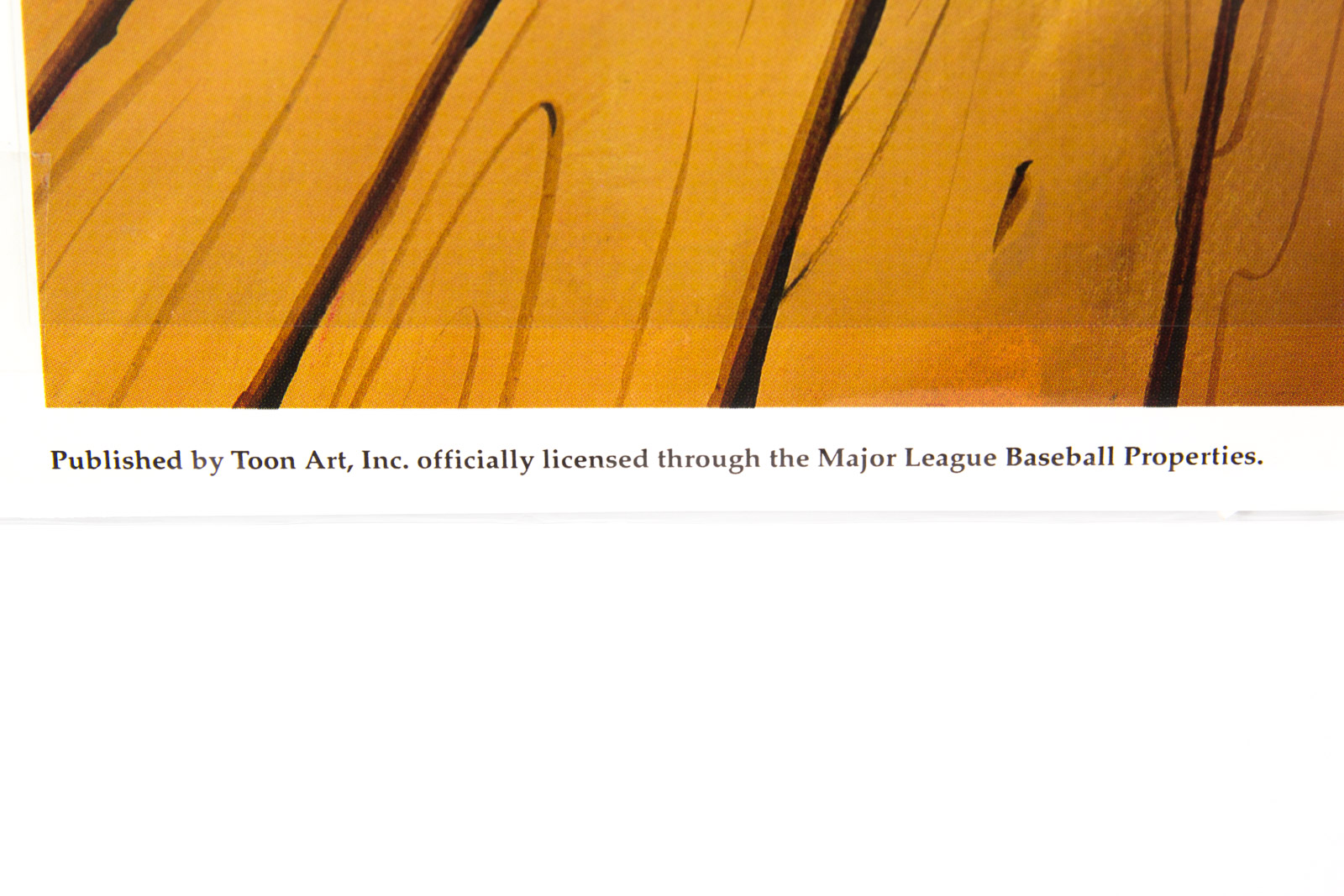 Sam Viviano Hand Painted "Johnny Bench" Animation Cel Signed by Johnny Bench