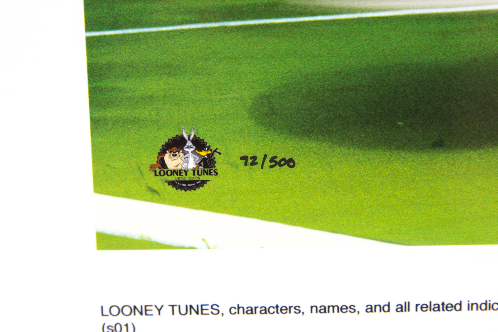 Looney Tunes "Taz Soccer" Giclee Print