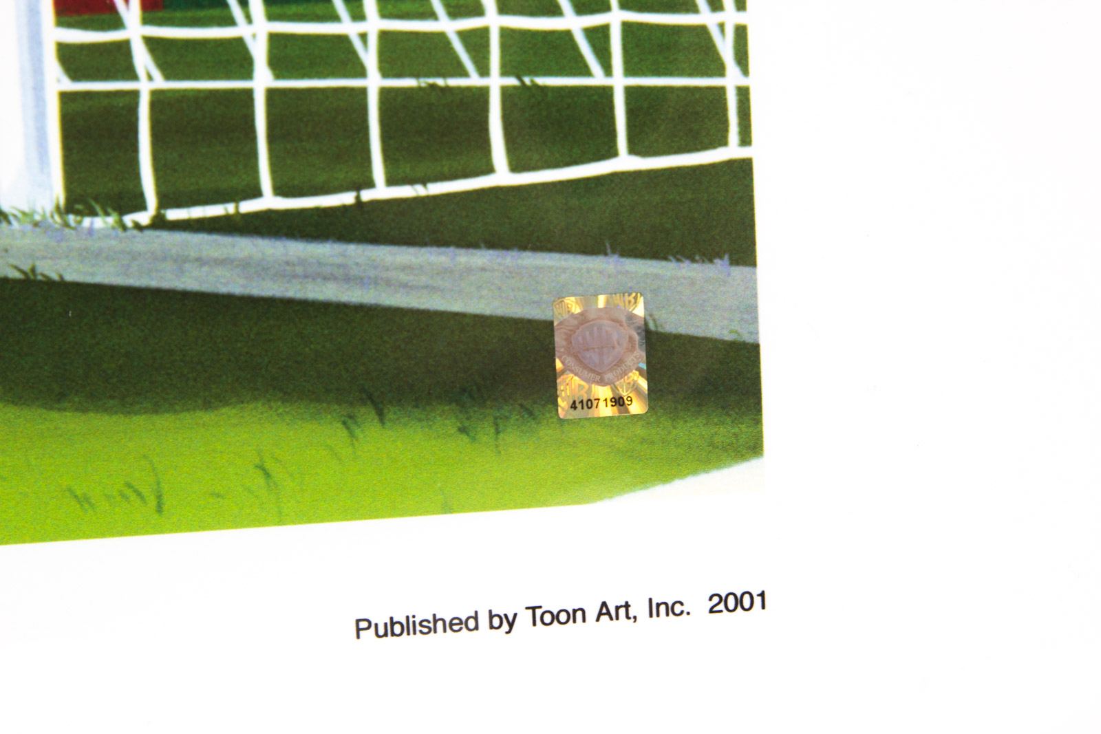 Looney Tunes "Taz Soccer" Giclee Print