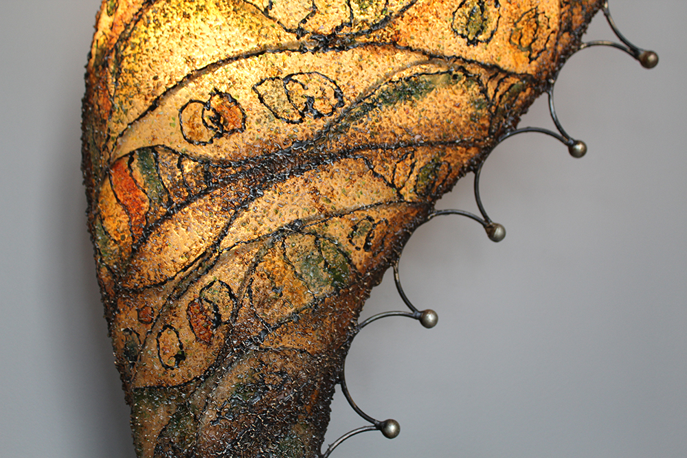 Sculptural Seahorse Floor Lamp