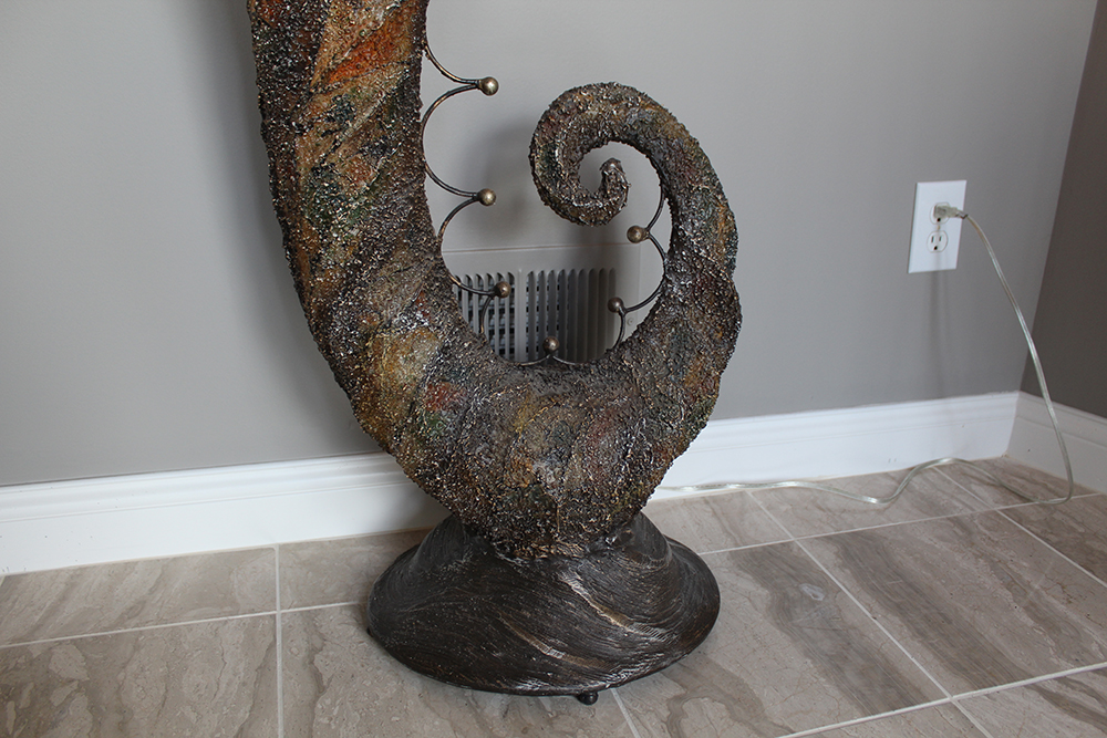 Sculptural Seahorse Floor Lamp