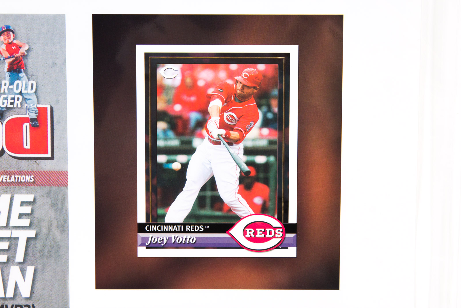 Joey Votto Signed Cincinnati Reds Lithograph