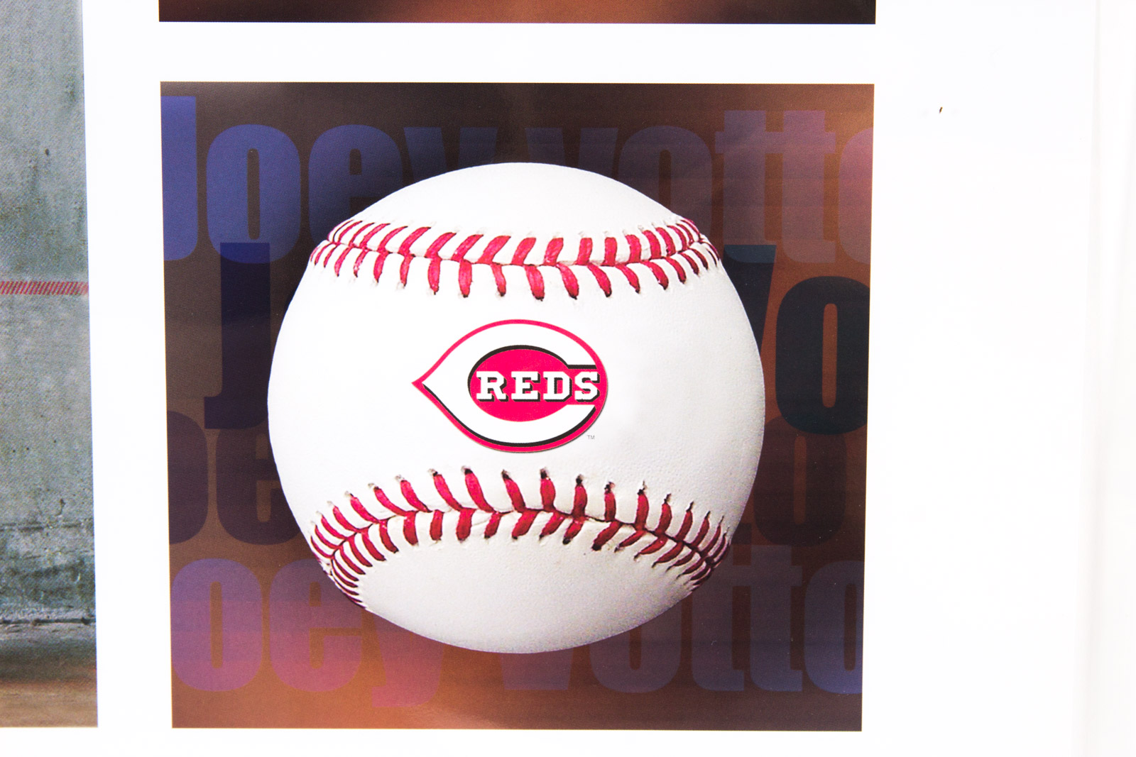 Joey Votto Signed Cincinnati Reds Lithograph