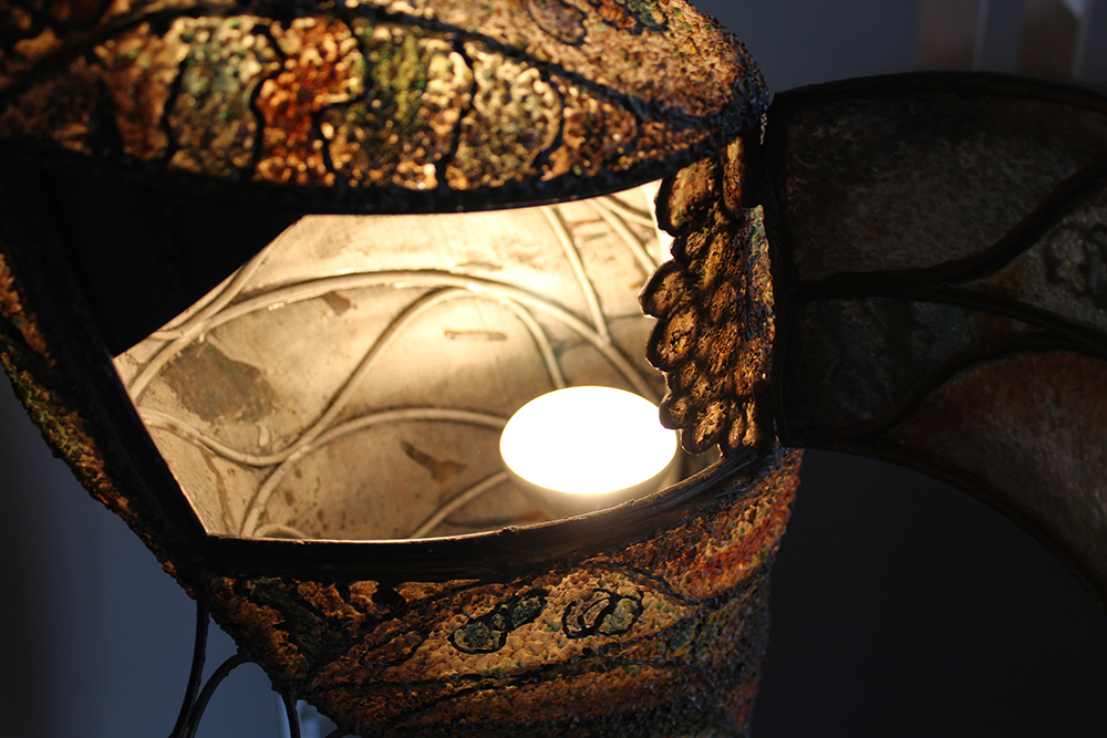 Sculptural Seahorse Floor Lamp