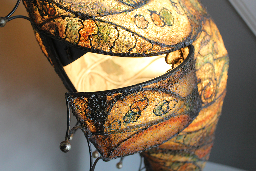 Sculptural Seahorse Floor Lamp