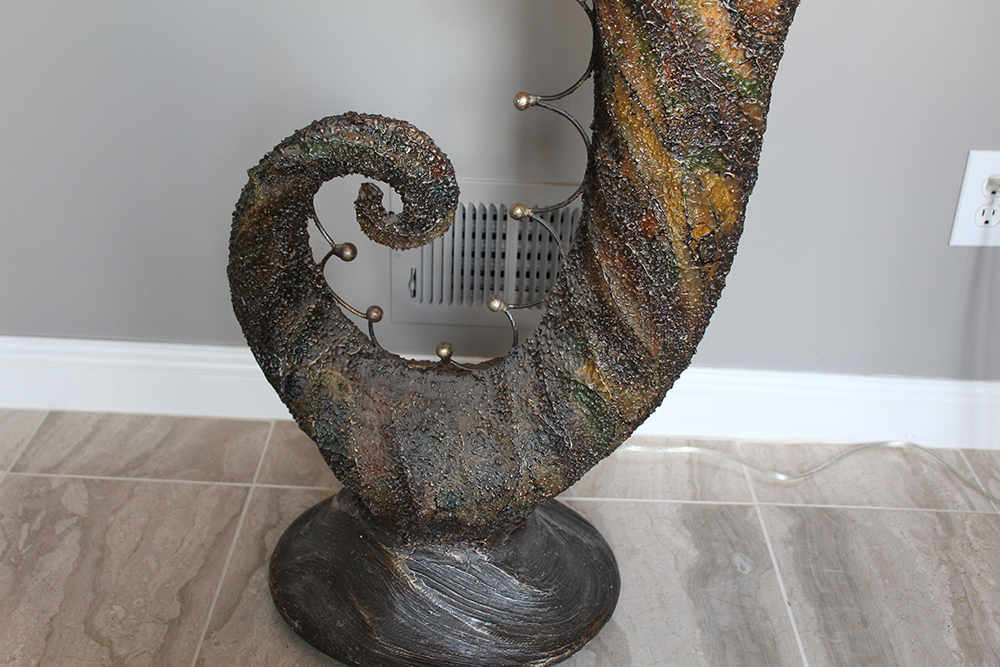 Sculptural Seahorse Floor Lamp