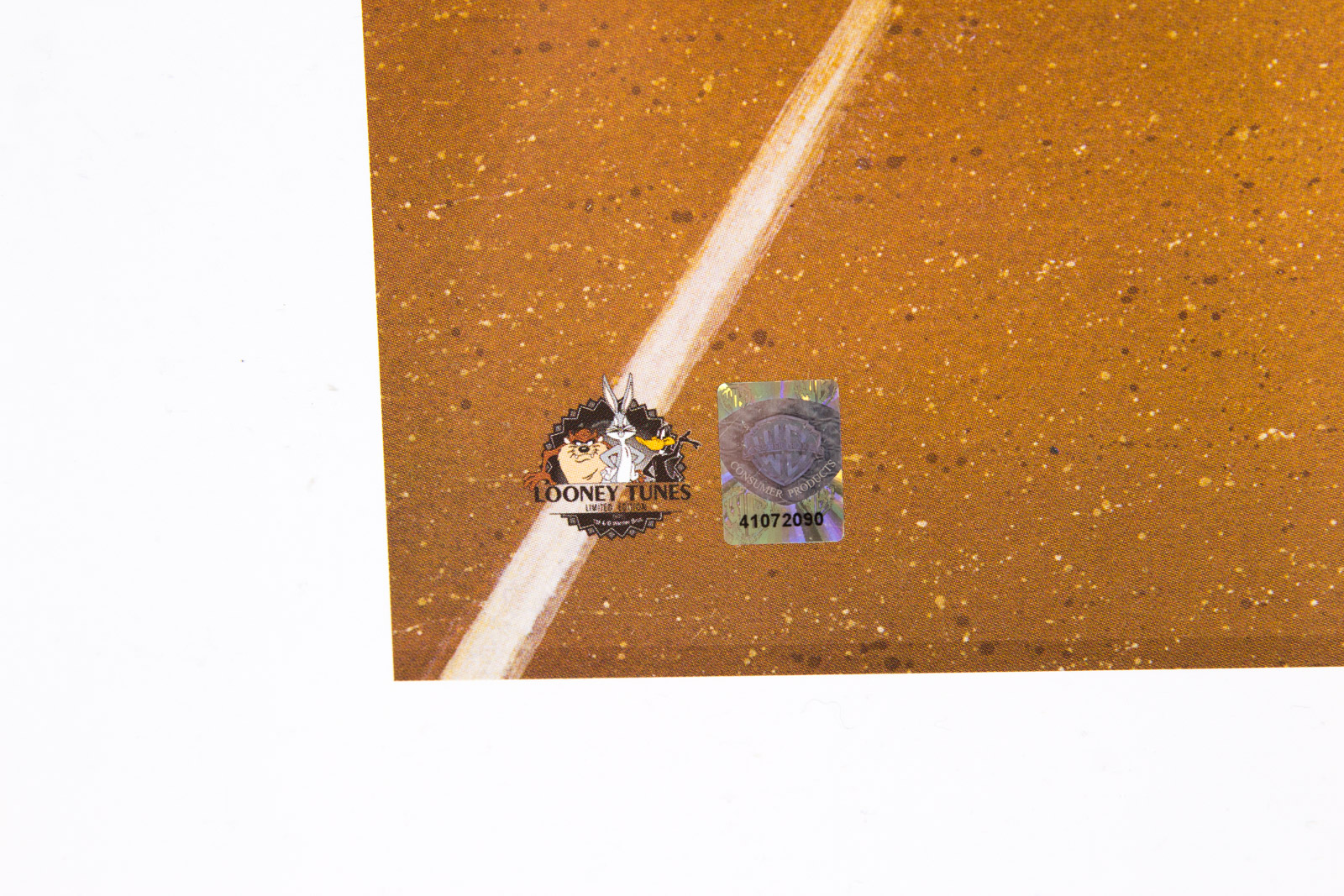 Looney Tunes "At the Plate" Chicago Cubs Lithograph