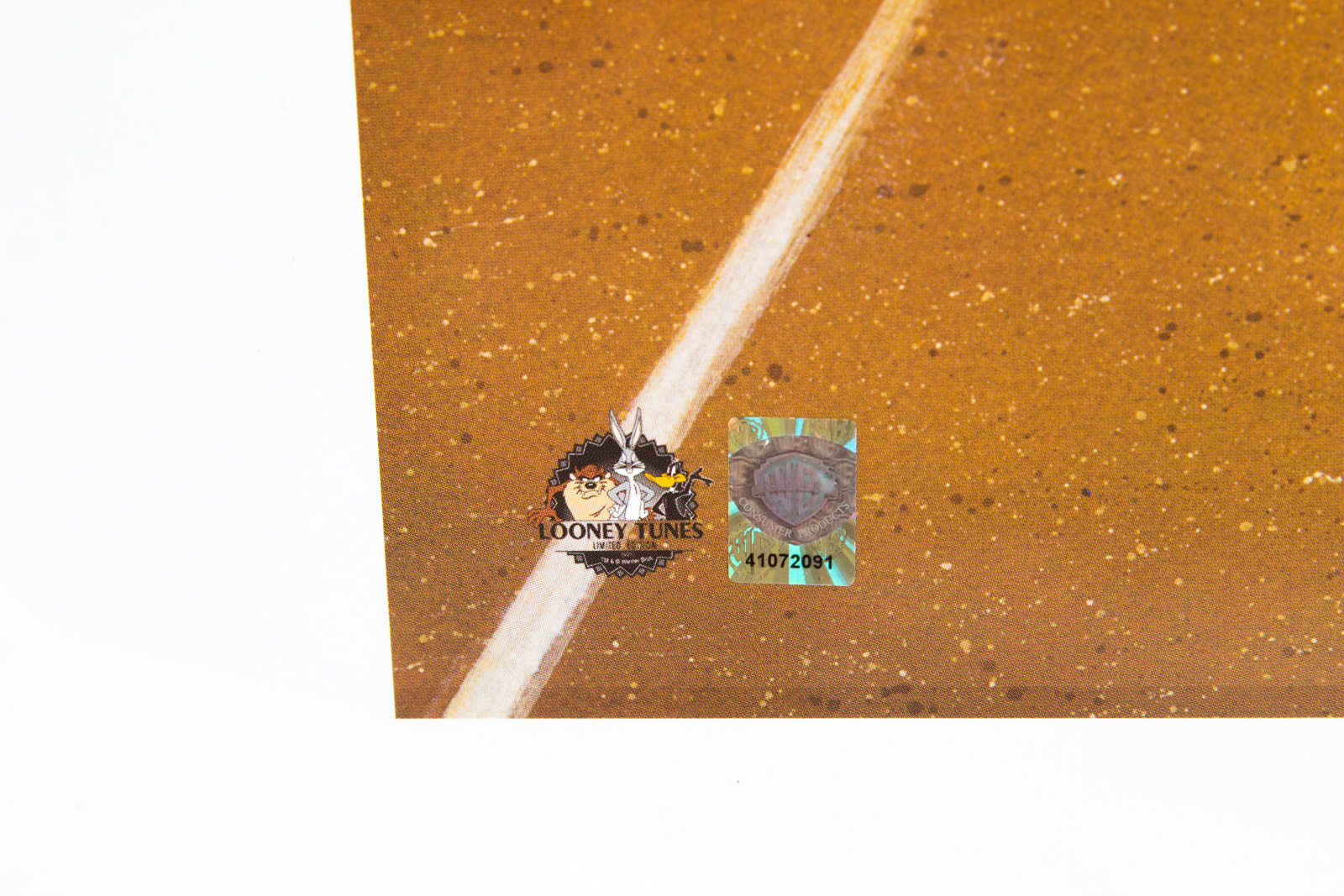 Looney Tunes "At the Plate" Chicago Cubs Lithograph