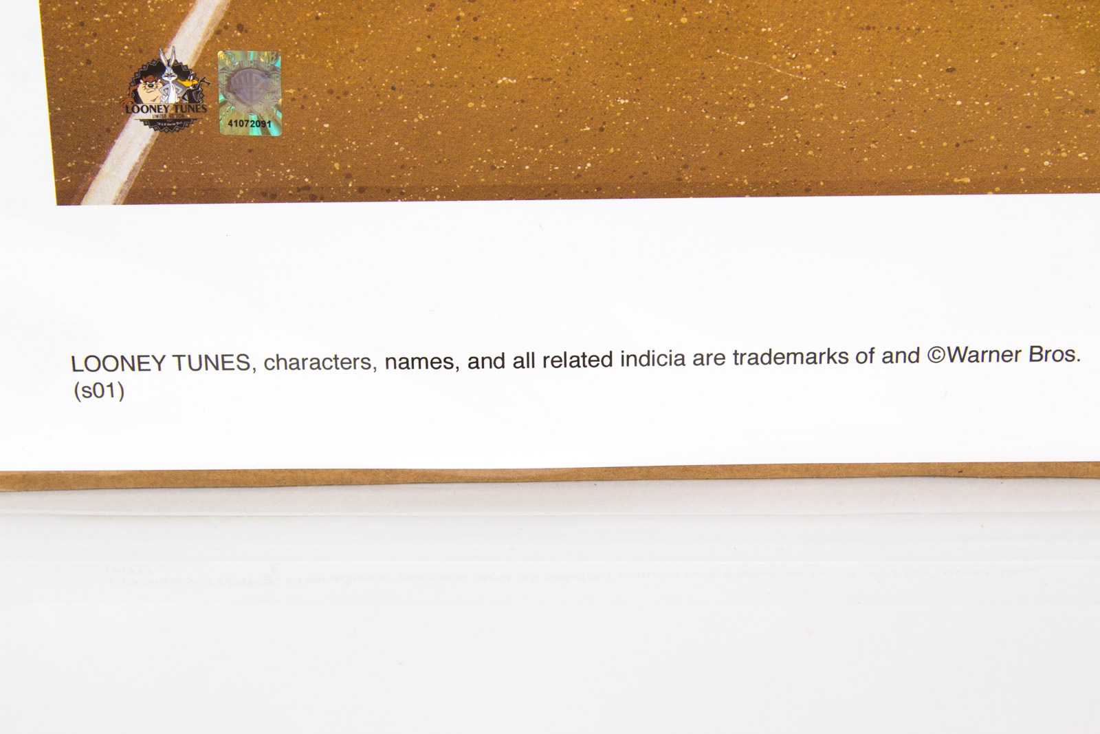 Looney Tunes "At the Plate" Chicago Cubs Lithograph