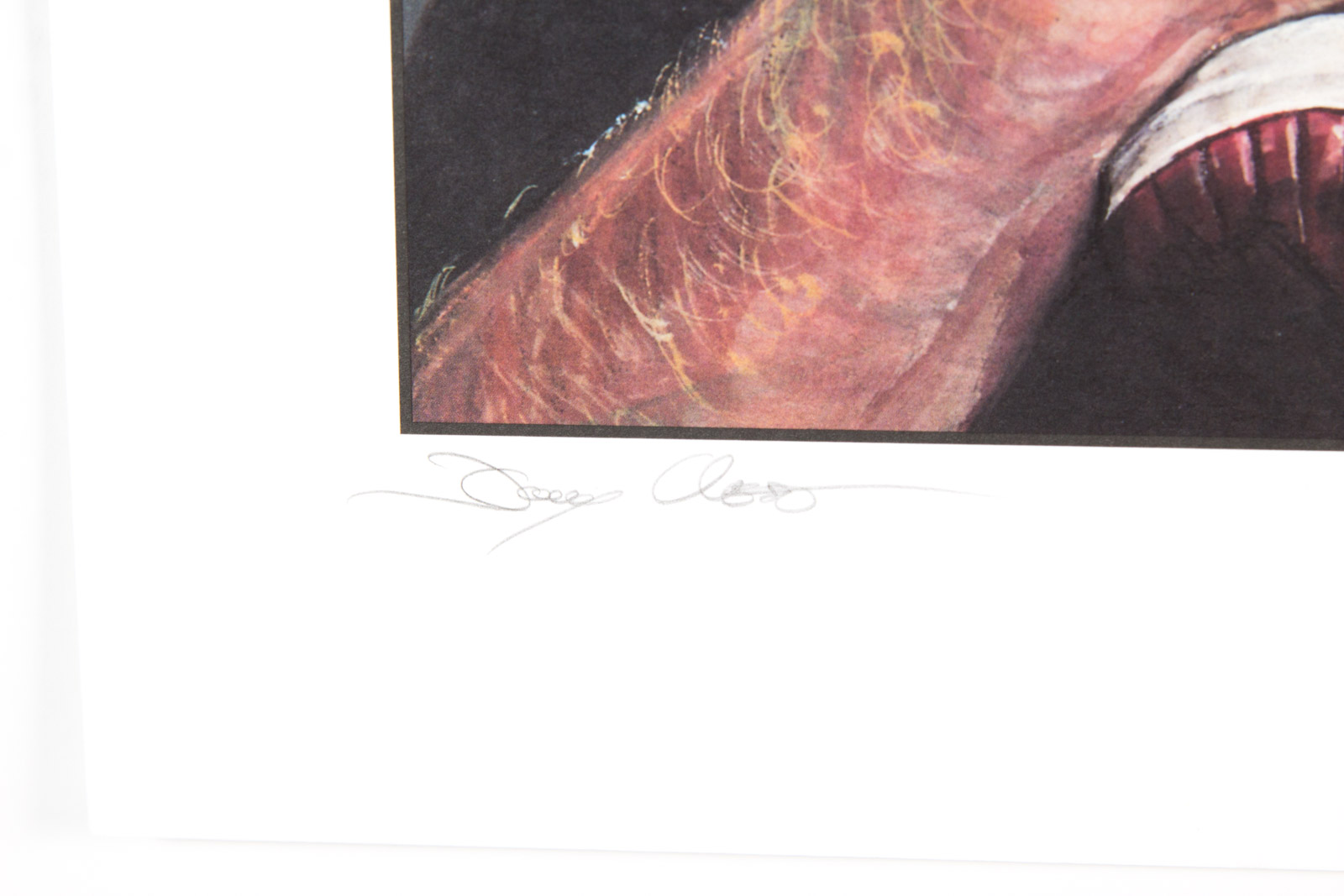 After Doug West Color Lithograph "A Quarterback's Crusade" Signed by Boomer Esiason