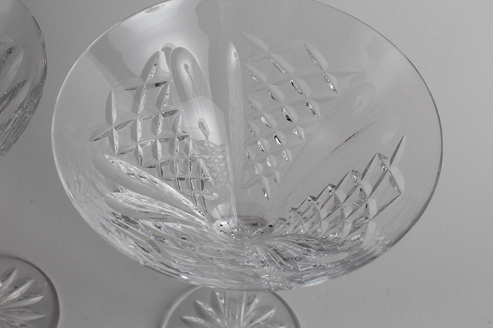 Waterford Signature "Desmond" Crystal Martini Glasses