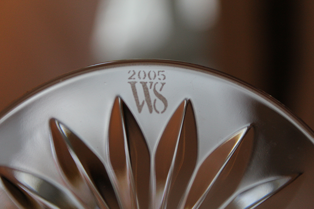 Waterford Signature "Desmond" Crystal Martini Glasses