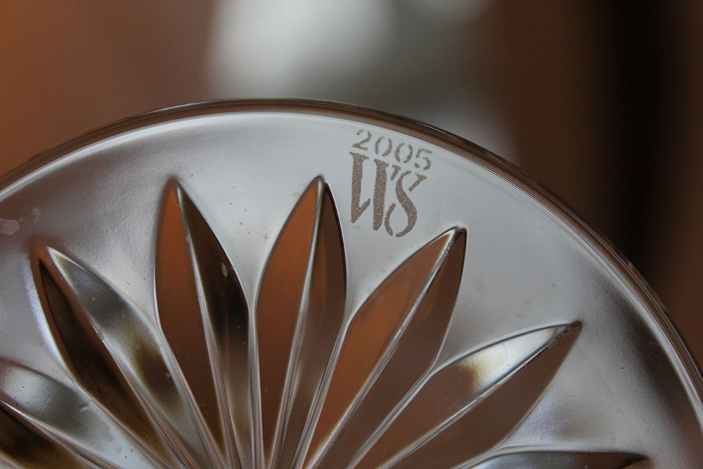 Waterford Signature "Desmond" Crystal Martini Glasses