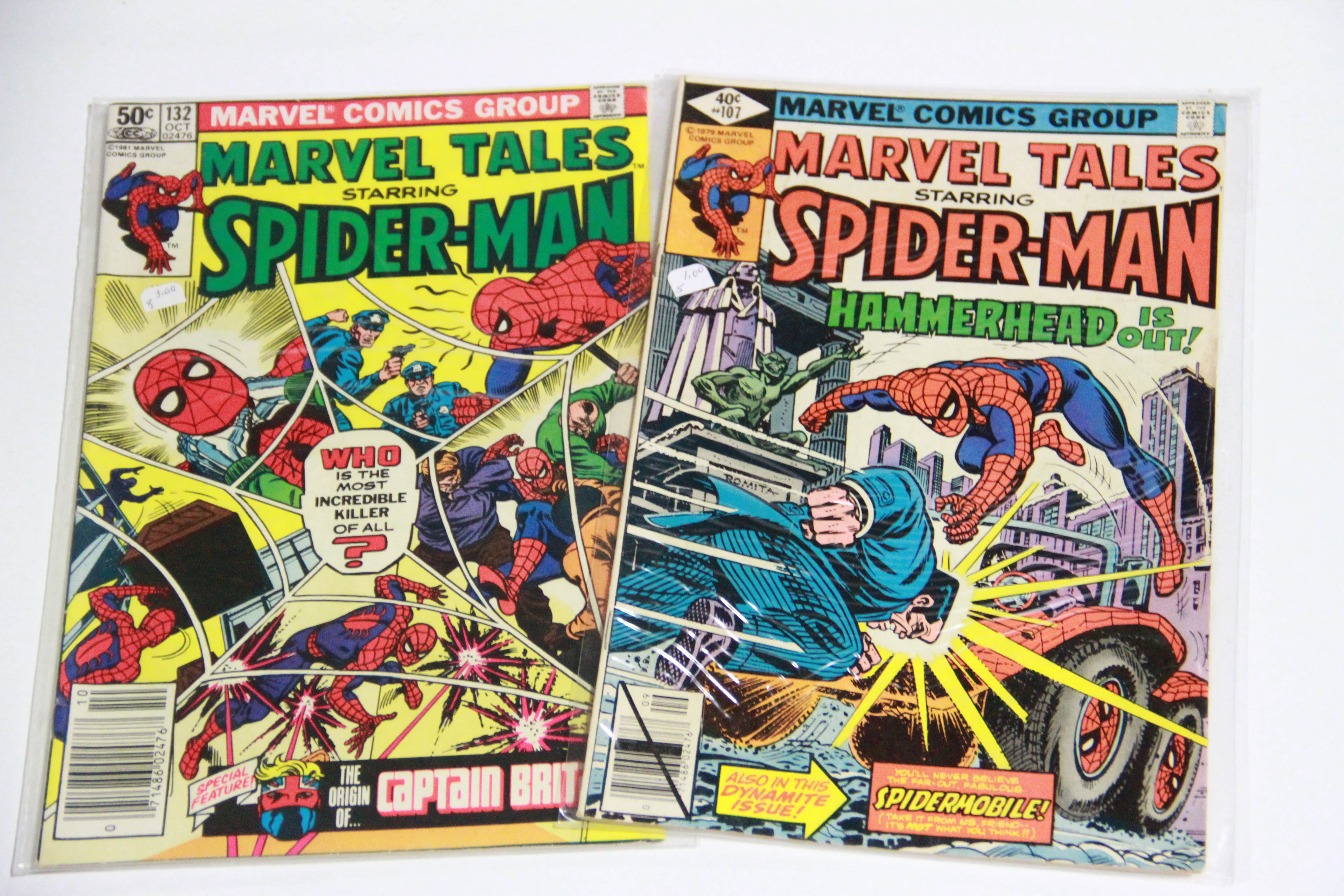 "Marvel Tales Starring Spider-Man" Comic Books