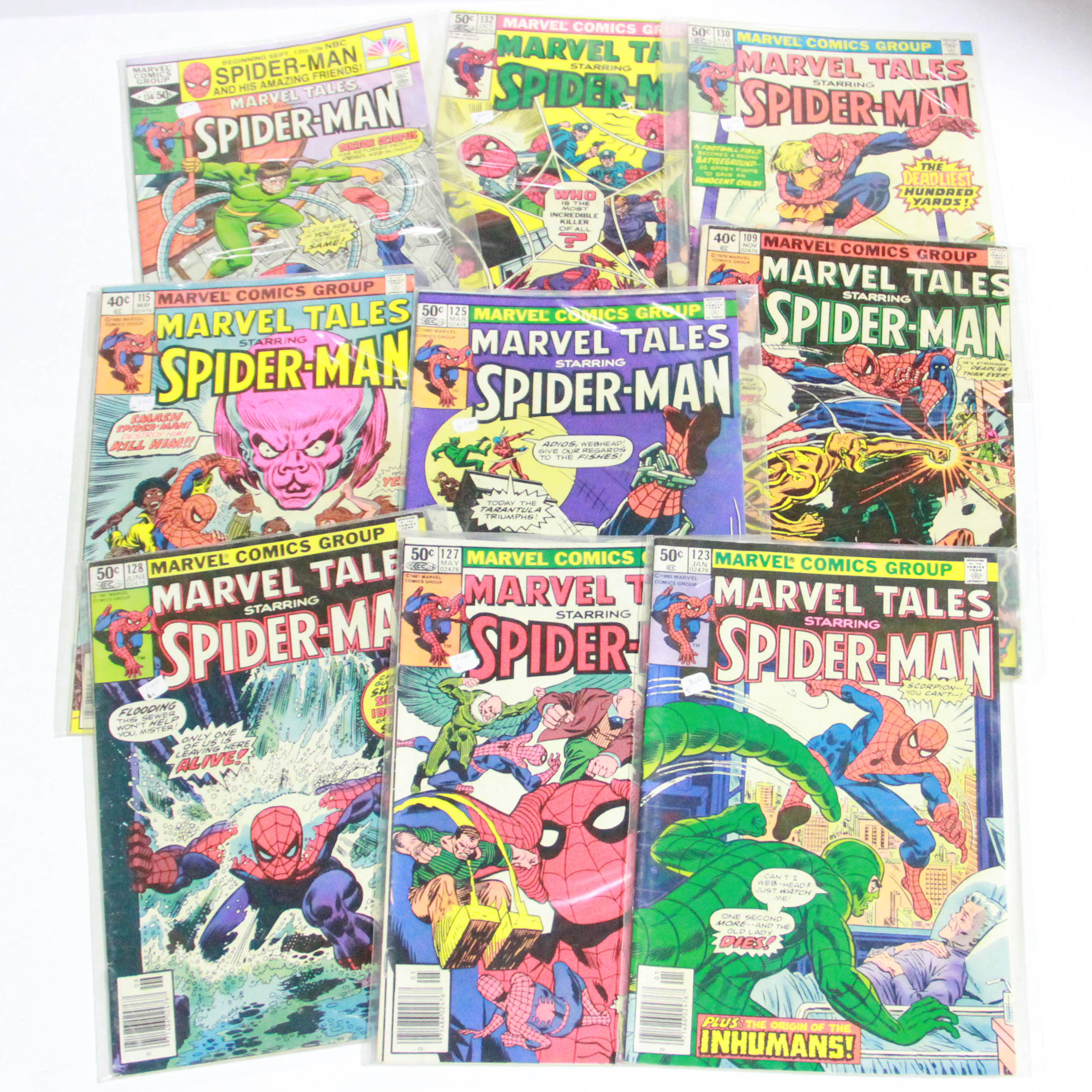 Bronze Age "Marvel Tales Starring Spider-Man" Comic Books