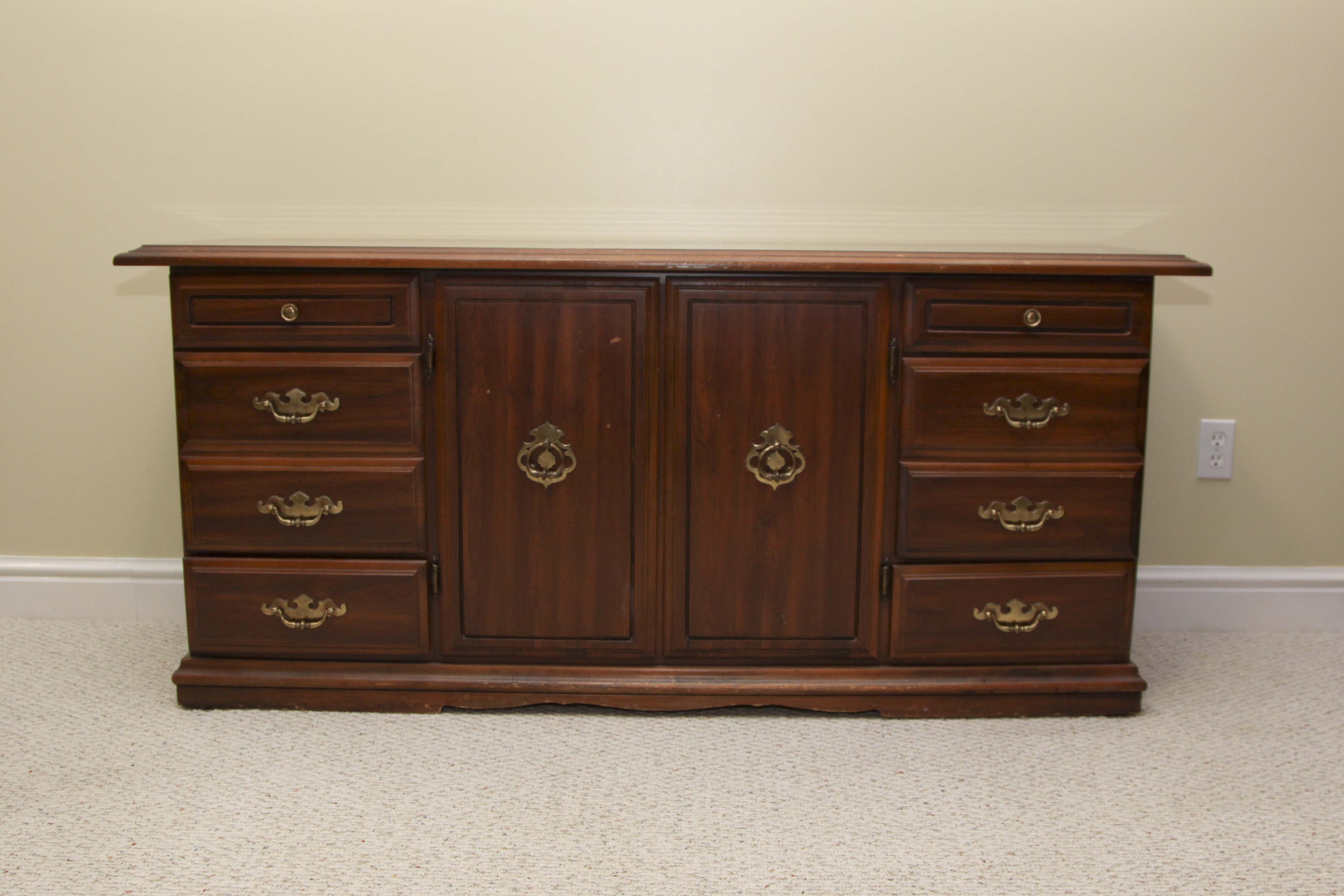 Wooden Office Credenza